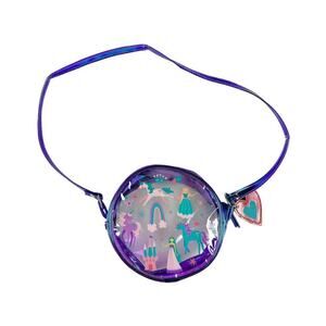 Stephen Joseph Unicorn Iridescent Clear Purse